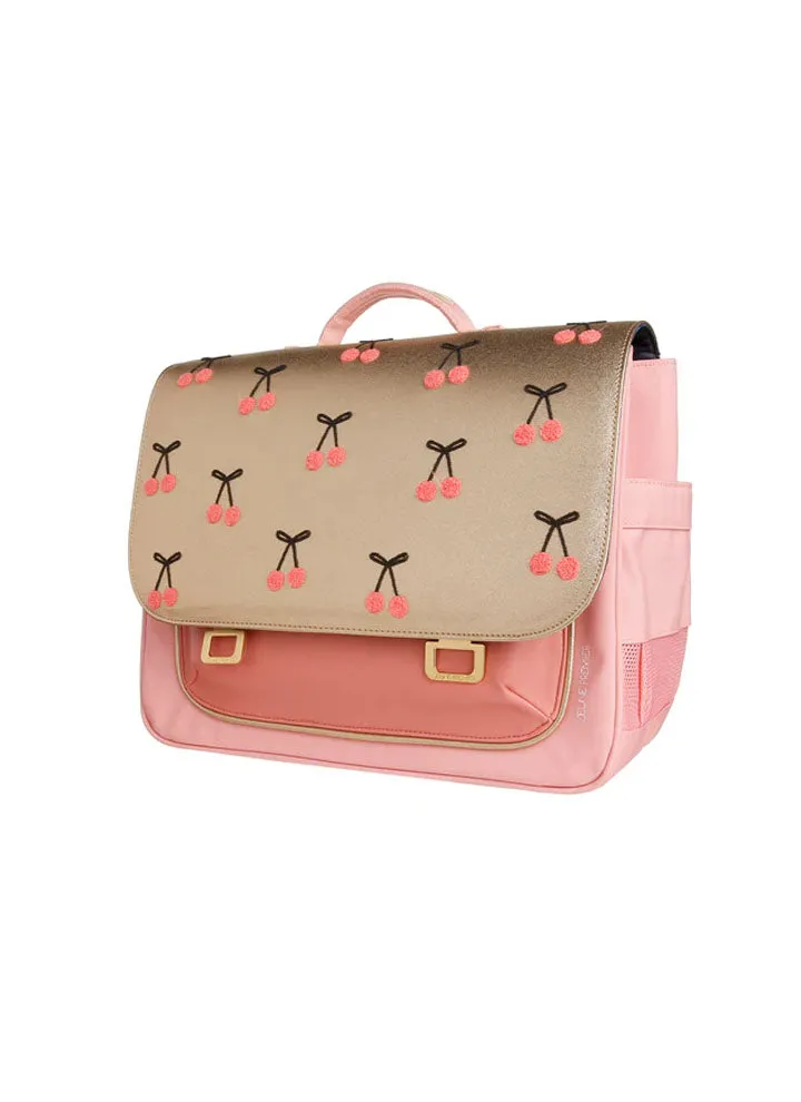 borsa midi cherry pompon