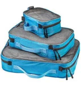 Borsa portaoggetti COCOON Cubi da imballaggio ultraleggeri (blu caraibico) M