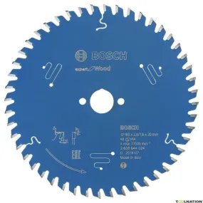 Bosch Professional Accessori 2608644024 Lama circolare in metallo duro Expert per legno 165 x 20 x 48T
