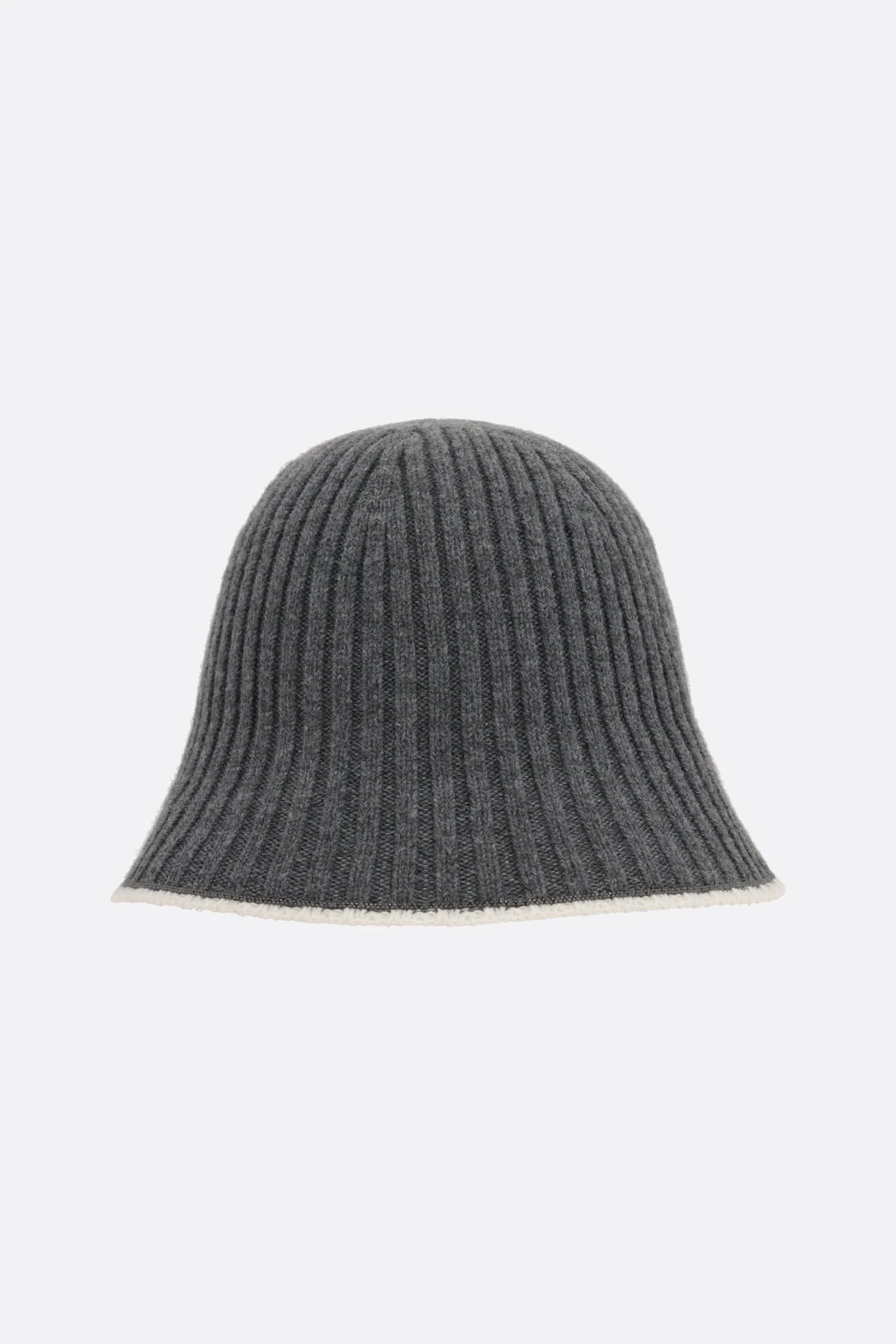  BRUNELLO CUCINELLI cloche in maglia con monile 
