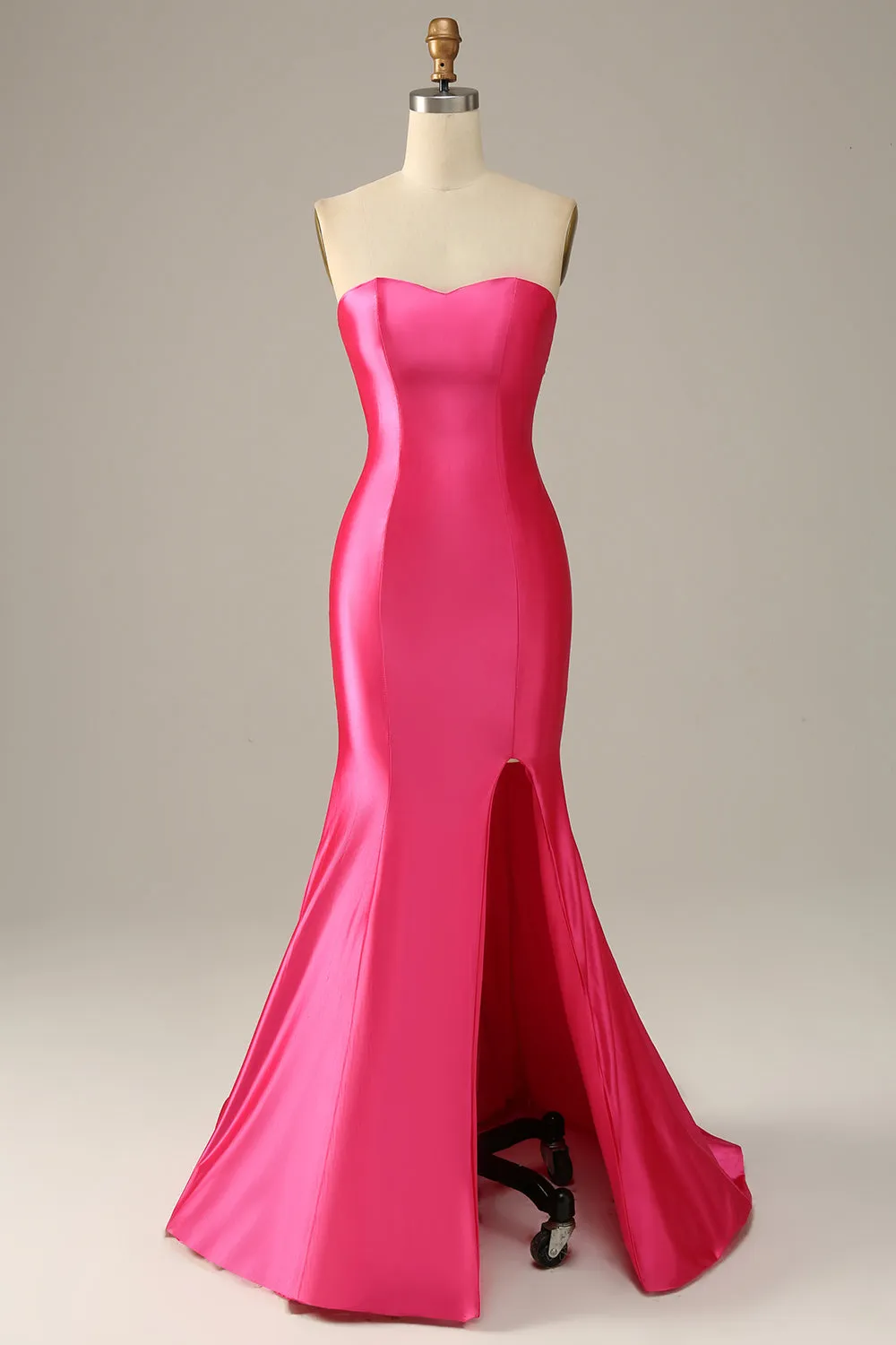 Fucsia Sweetheart Mermaid Prom Dress
