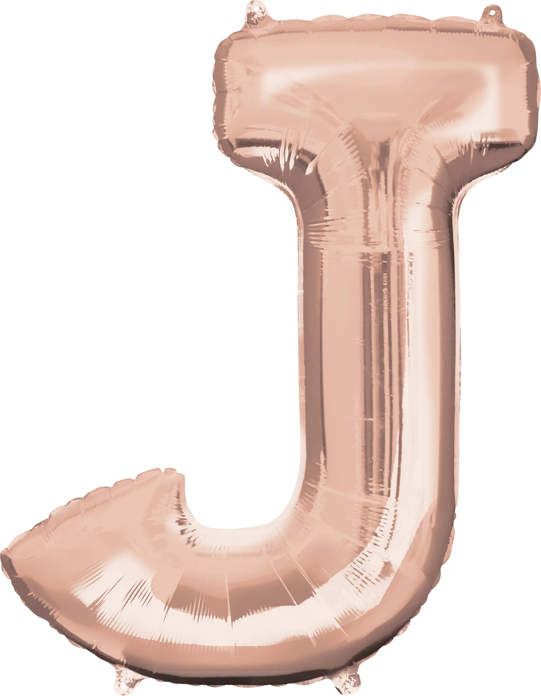 Lettera Foil balloon J oro rosa 83cm