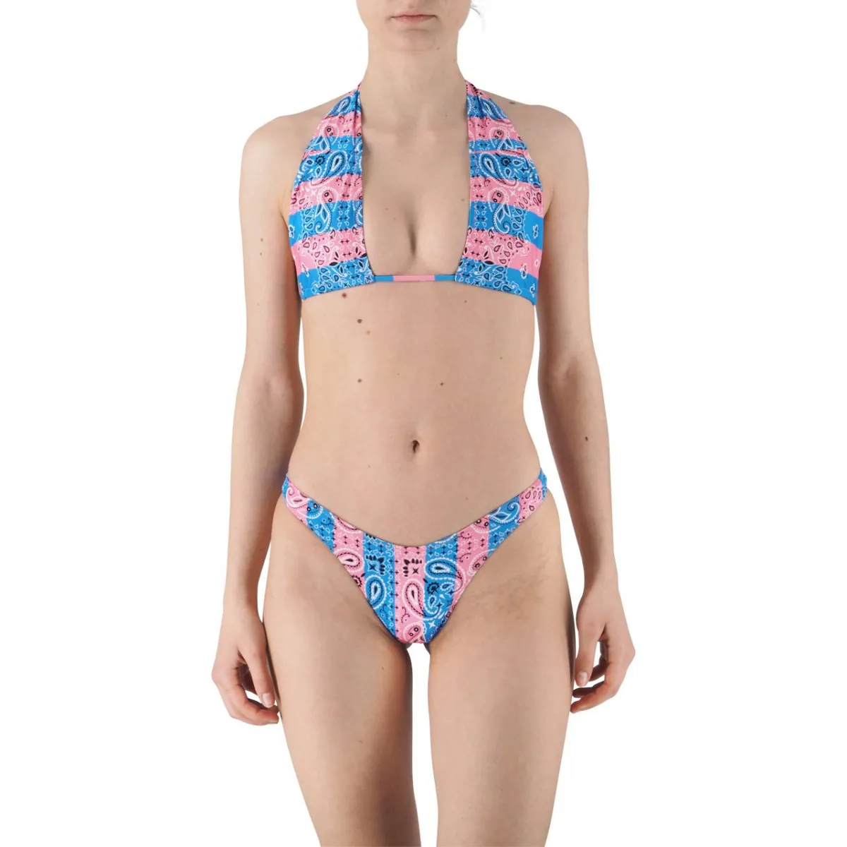 Naomi Slip Brasiliana A V Bandanna Stripe