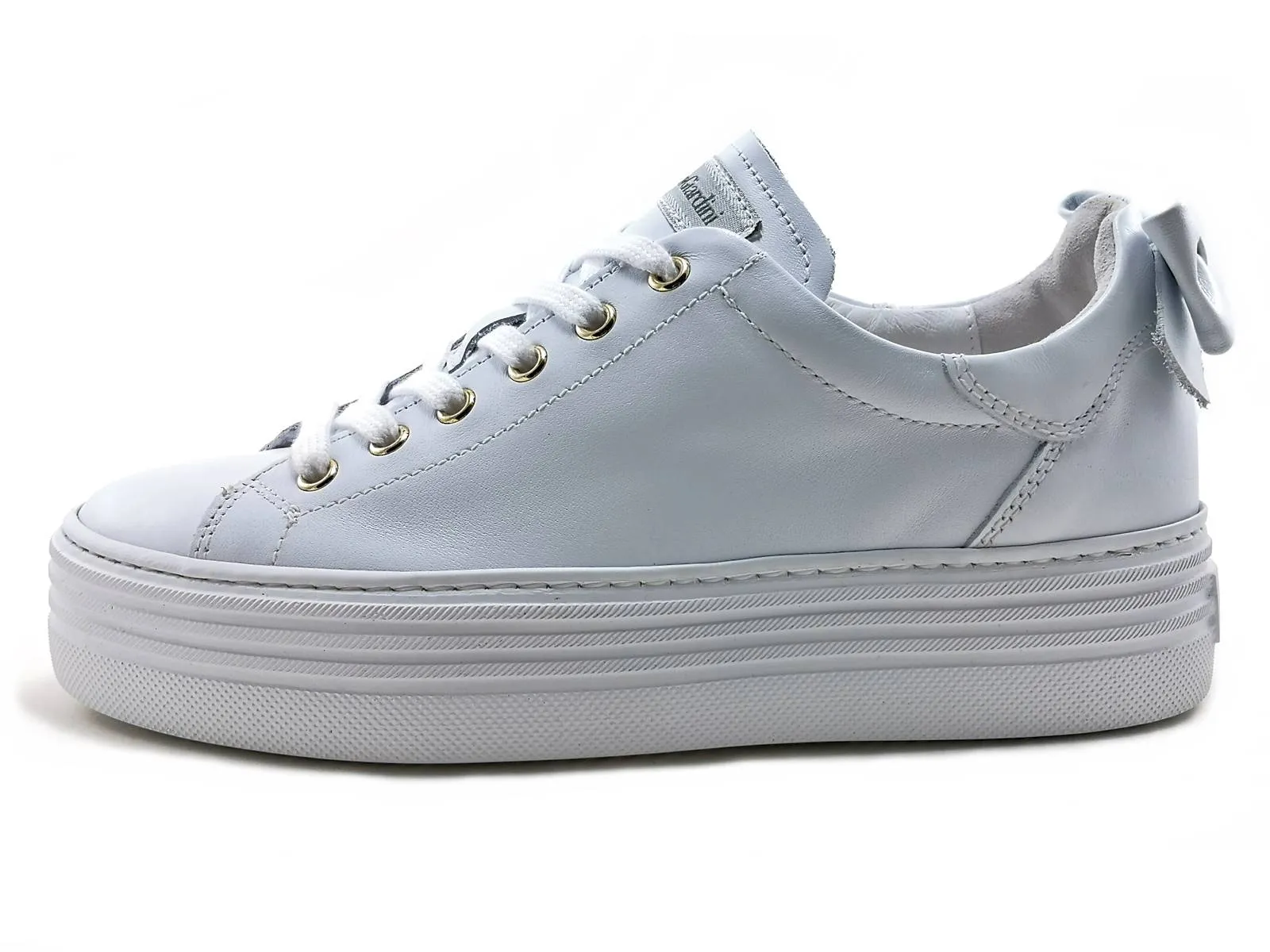 Nero Giardini  ---------    ------------Sneakers Stringate con fiocco - Bianco