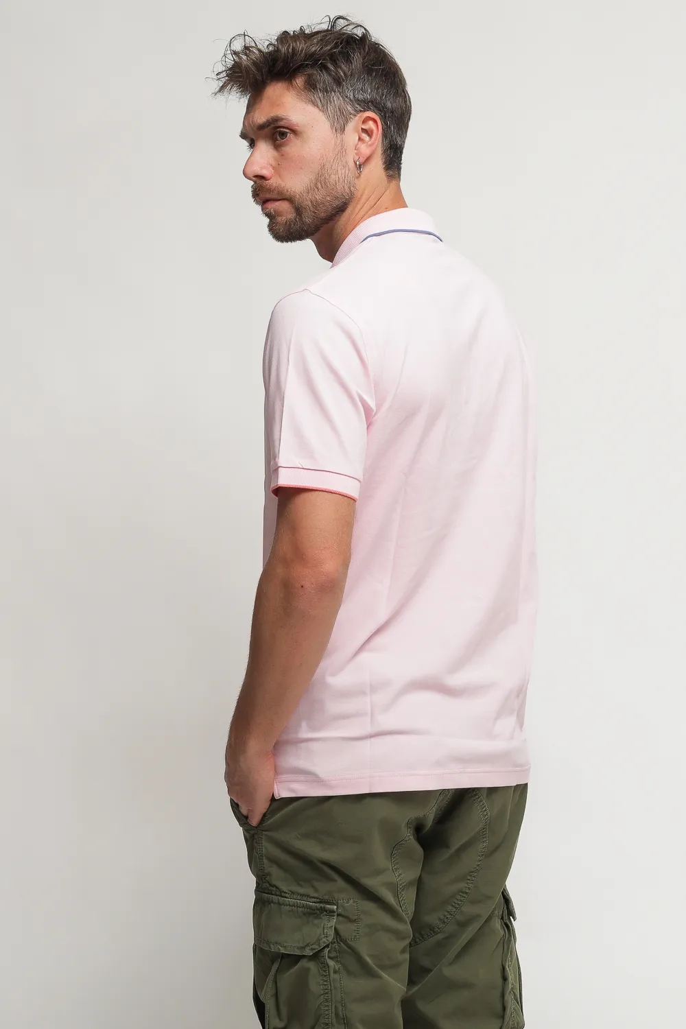 Polo Small Stripes Ciclamino 