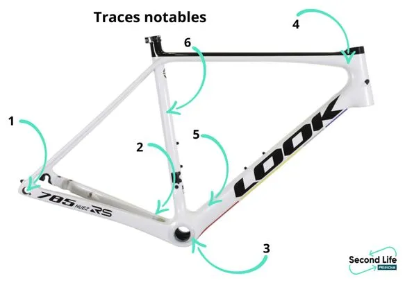 Prodotto ricondizionato - Kit telaio Look 785 HUEZ RS Disque Proteam Black Glossy