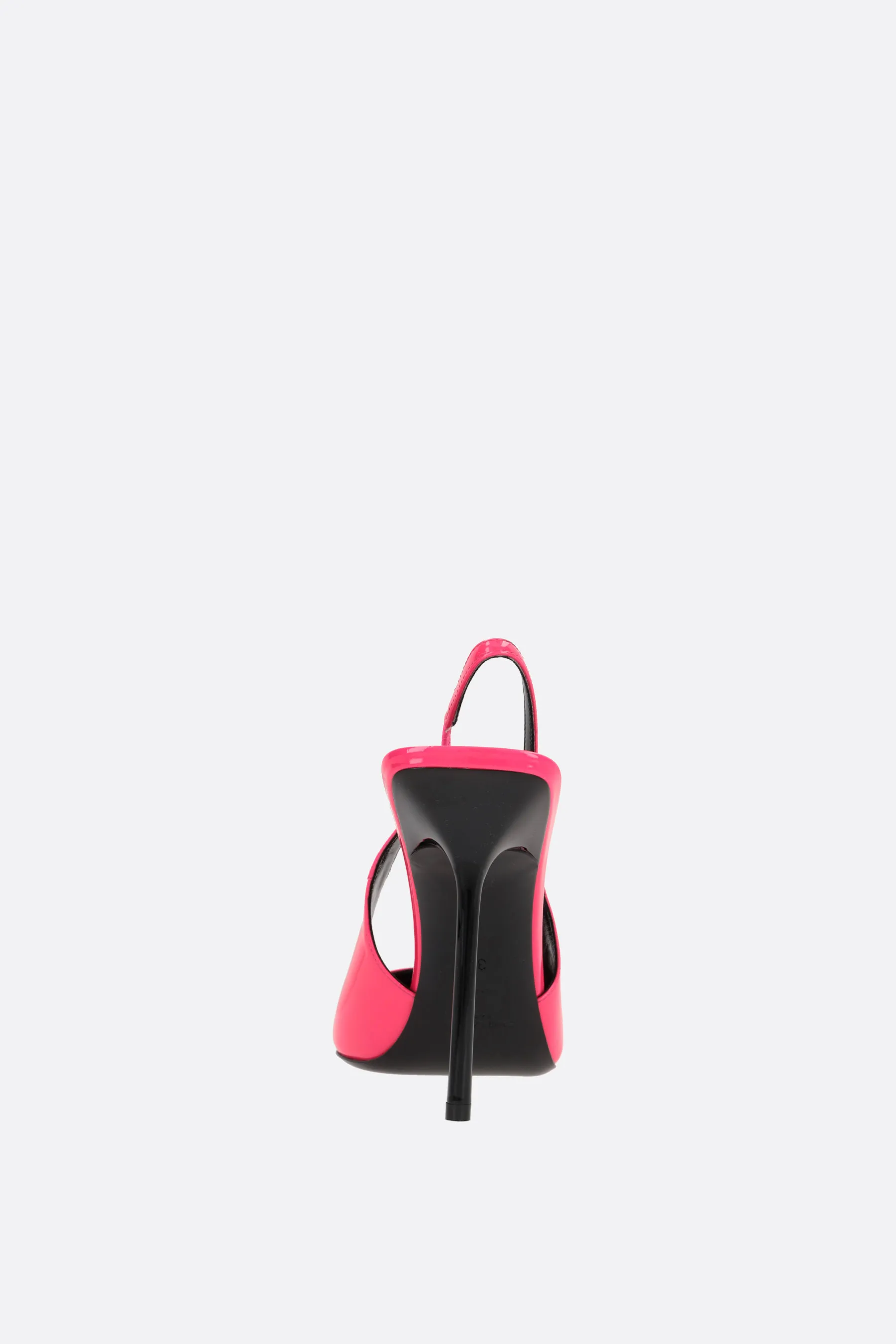 SAINT LAURENT slingback Kiss in vernice