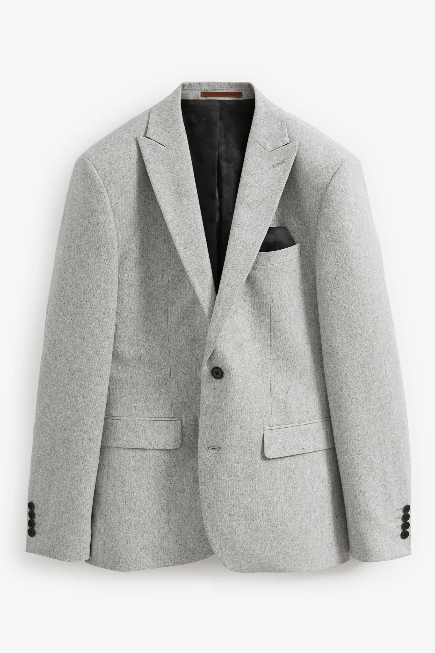 Slim Fit Wool Donegal Suit: Jacket