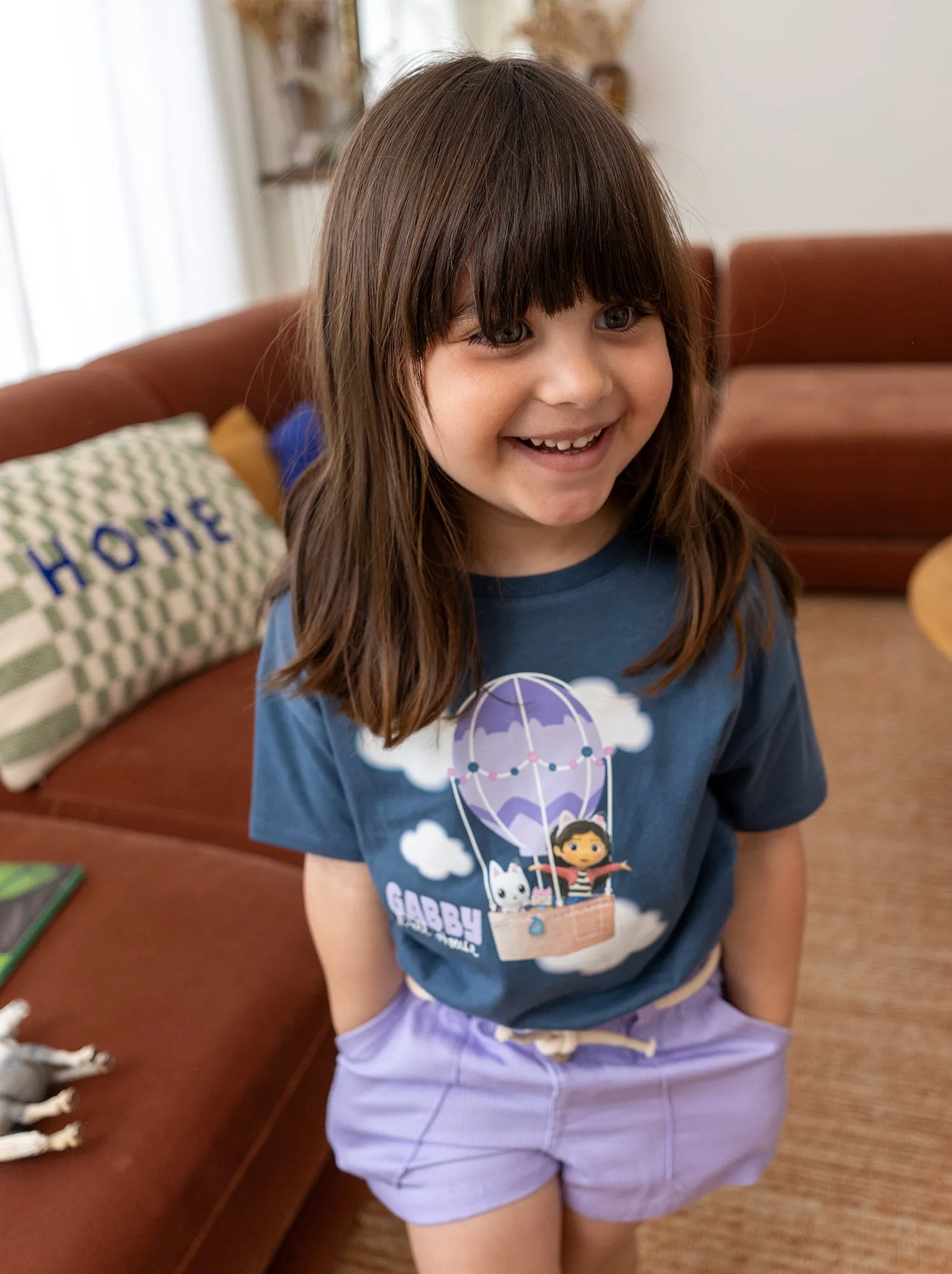 T-shirt svasata 'La casa delle bambole di Gabby' - BLU