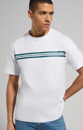 T-shirt uomo tape stampato