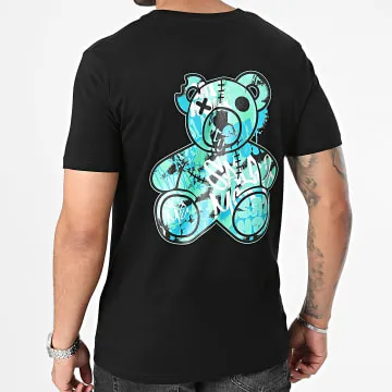 Tee Shirt Graffiti Teddy Icy Black