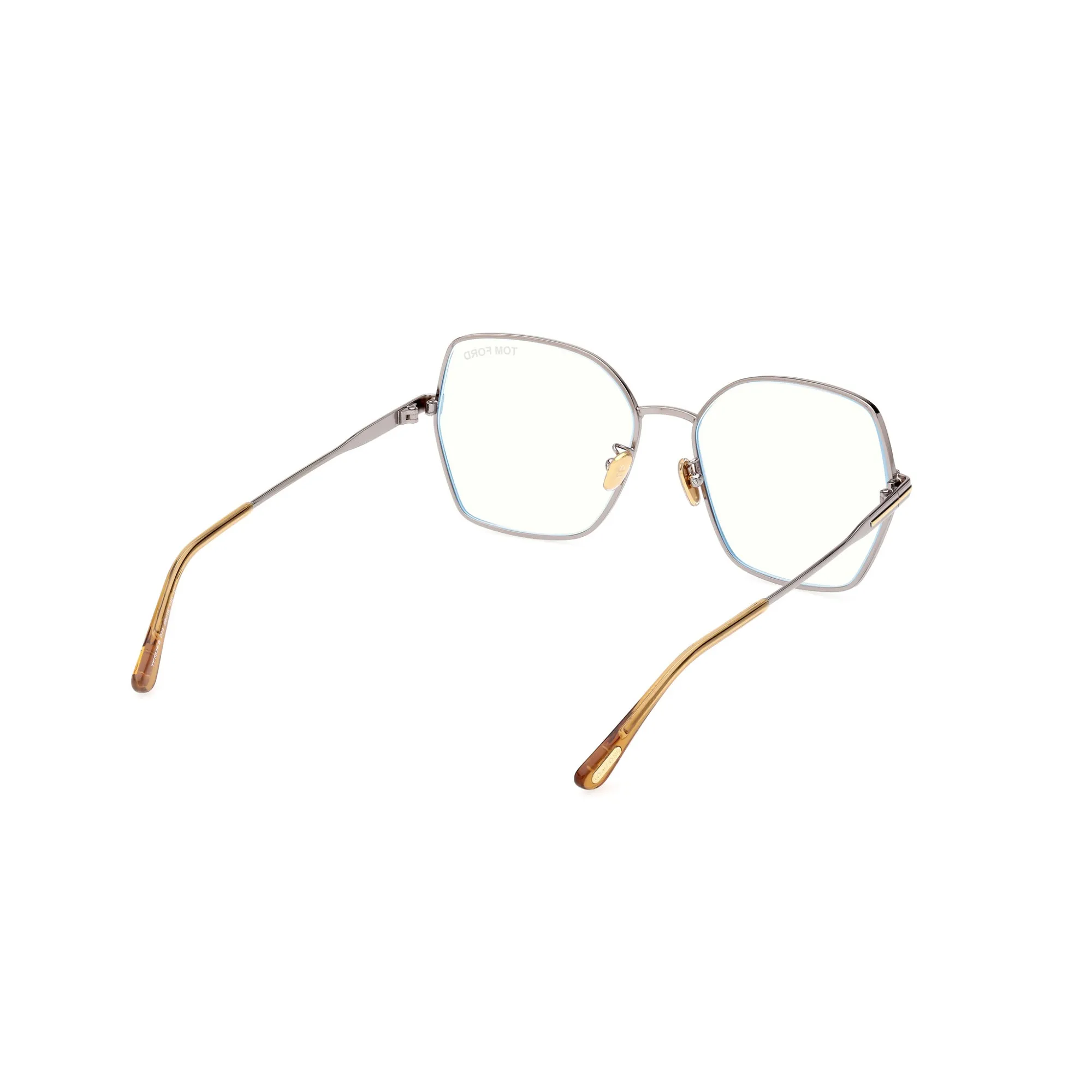   Tom Ford FT 5876-B Blue Filter 014 Rutenio Chiaro Lucido | Occhiale Da Vista Donna 