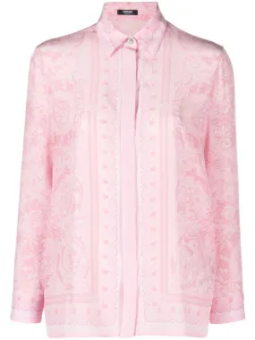 versace Camicia stampa barocco